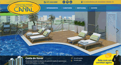 Desktop Screenshot of construtoracanal.com.br