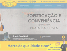 Tablet Screenshot of construtoracanal.com.br